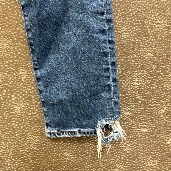 🔥🔥🔥Agolde Straight Leg Blue Jeans Size 30 - Picture 3 of 12